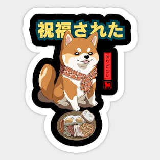 Shiba Inu, So Blessed Sticker